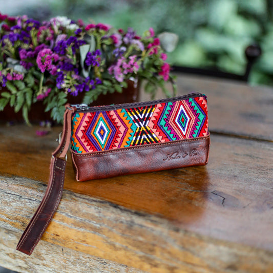 LITTLE BOSS CLUTCH - OOAK HUIPIL - COPPER - NO. 19224