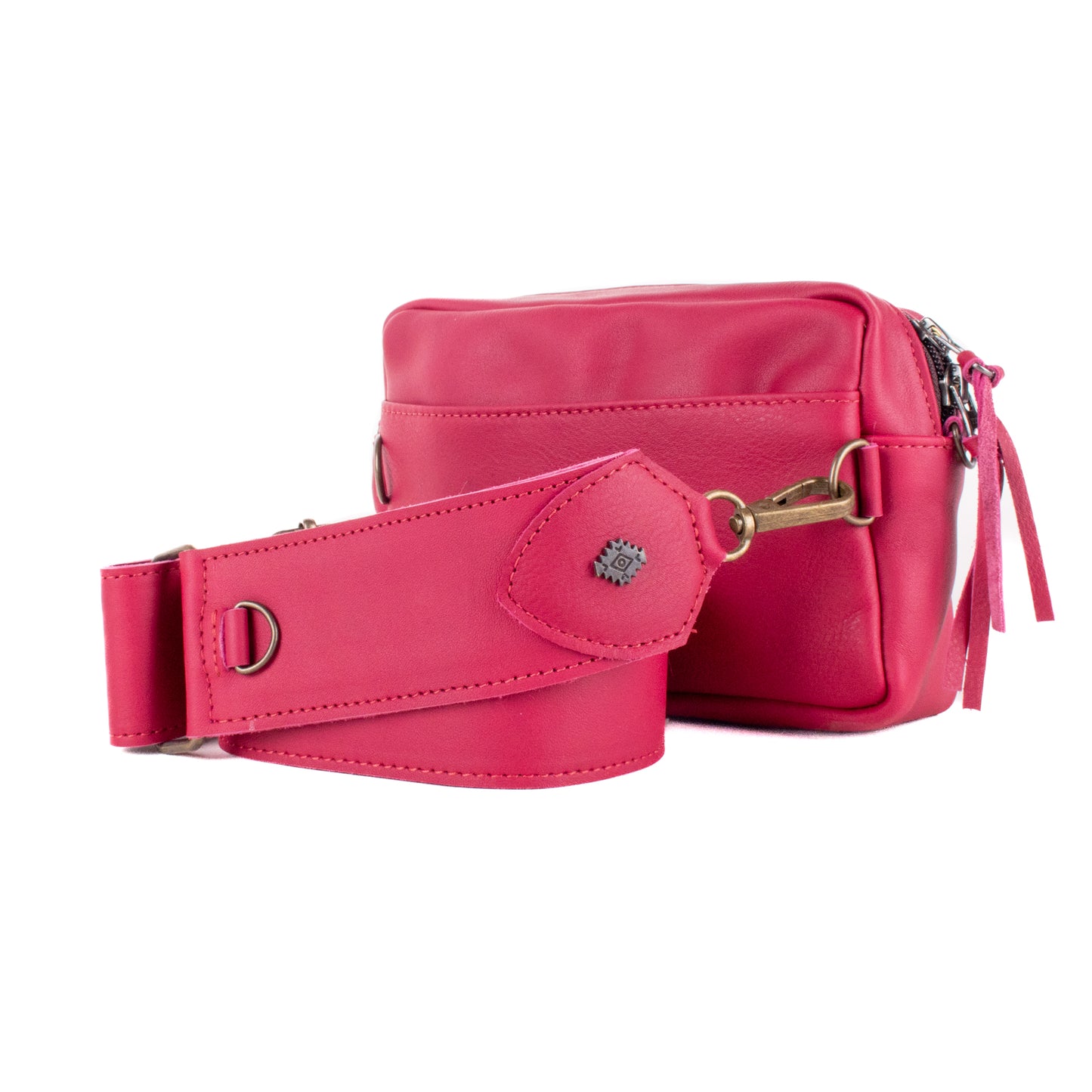 ♡ WANDER CROSSBODY BAG + STRAP SET - HEART JADE ♡ - CORTE - MAGENTA - NO. 19484