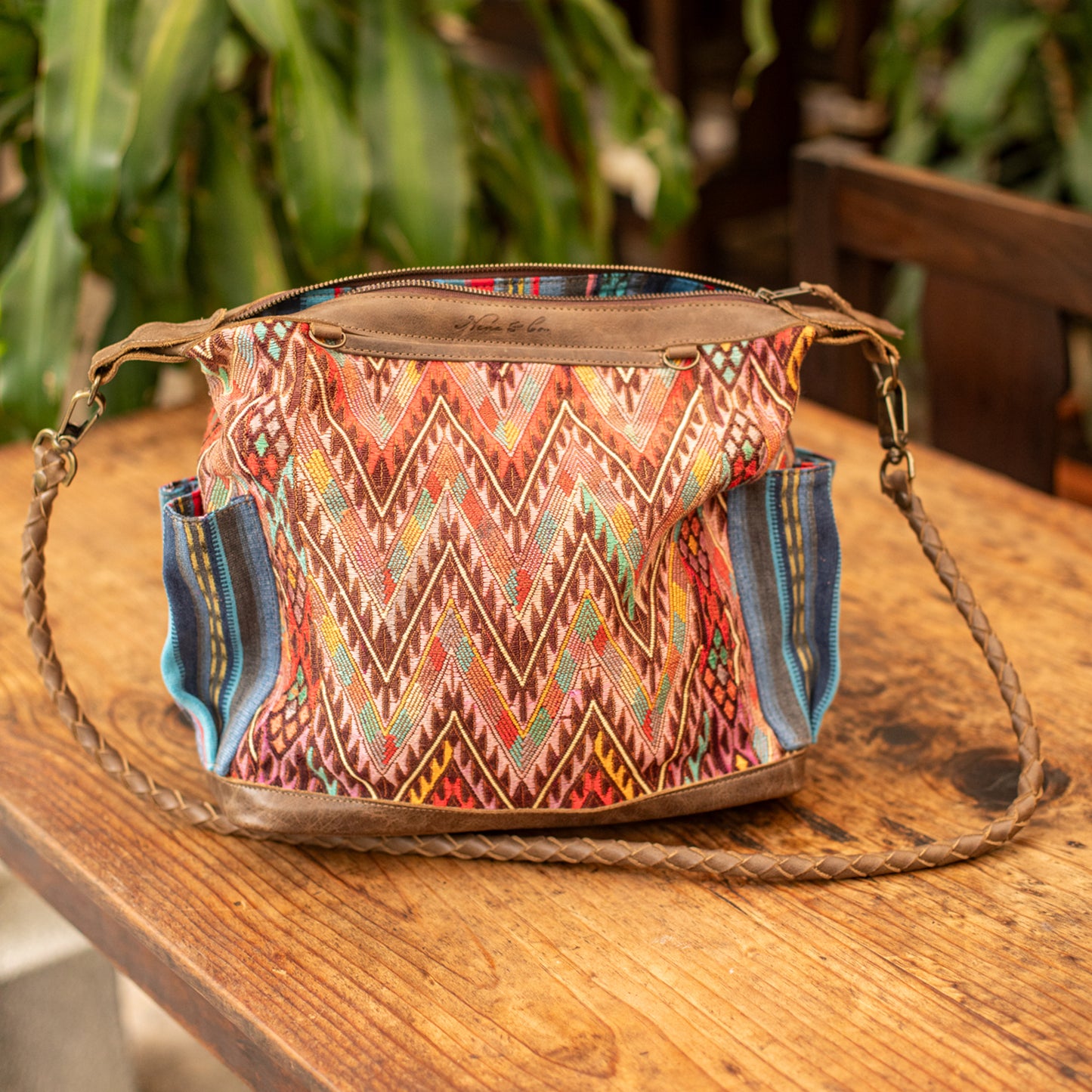 BEATRIZ MCDB + DIAMANTE STRAP - OOAK HUIPIL - FOSSIL -  NO. 17242