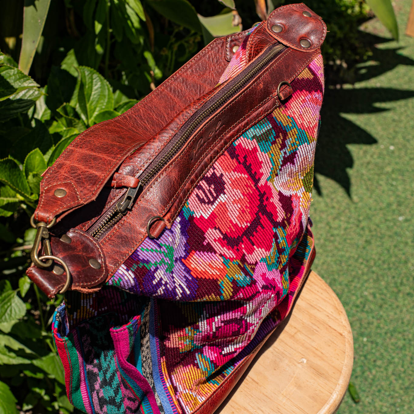 BEATRIZ MCDB + DIAMANTE STRAP - OOAK HUIPIL - COPPER -  NO. 17301