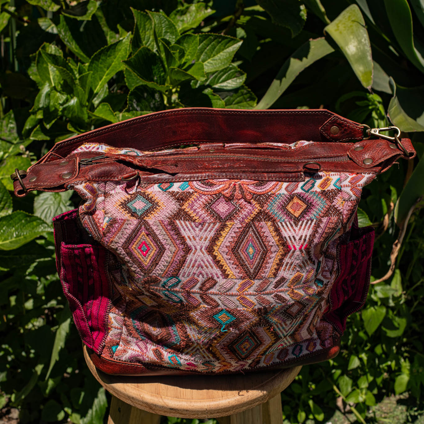 BEATRIZ MCDB + DIAMANTE STRAP - OOAK HUIPIL - COPPER -  NO. 17300