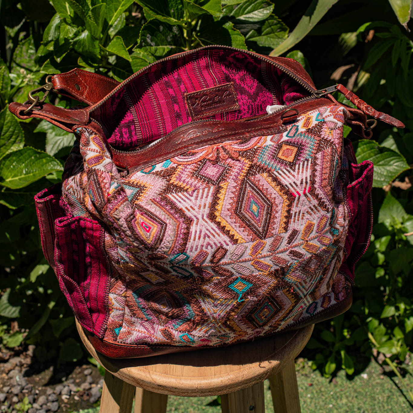 BEATRIZ MCDB + DIAMANTE STRAP - OOAK HUIPIL - COPPER -  NO. 17300