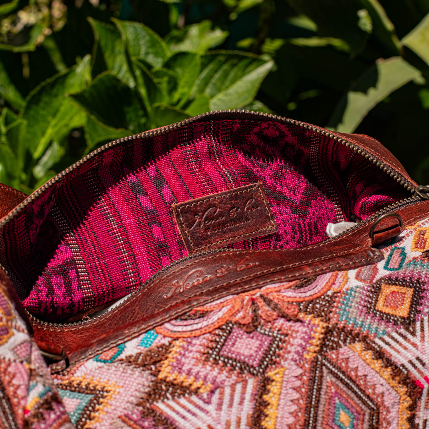 BEATRIZ MCDB + DIAMANTE STRAP - OOAK HUIPIL - COPPER -  NO. 17300