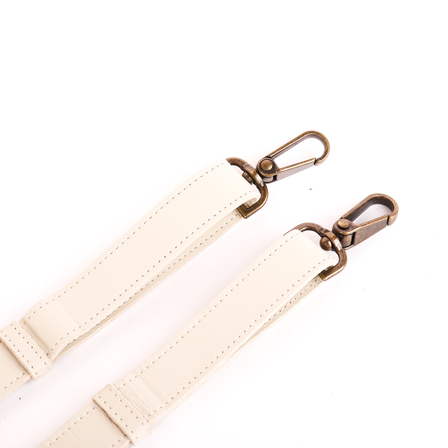 LEATHER BACKPACK STRAP SET - BONE