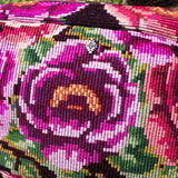 LARGE WANDER BAG + STRAP SET - OOAK HUIPIL - CAFE - NO. 242922