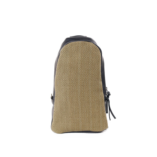 CROSSBODY SLING - OLIVE SUNSET - BLACK