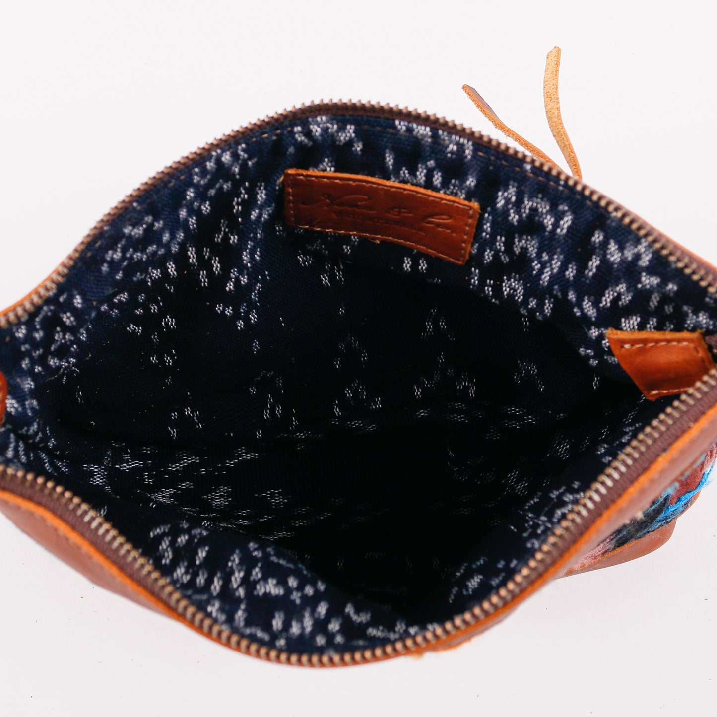 PERFECT NENITA - EMBROIDERED BLOOMS - CAFE LEATHER - NO. 12751