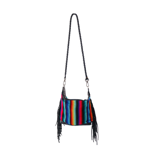 ALI'S STASH - BEATRIZ FRINGE MINI CDB - PRISMA - BLACK - NO. A-10006