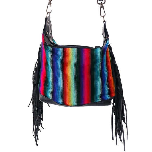 ALI'S STASH - BEATRIZ FRINGE MINI CDB - PRISMA - BLACK - NO. A-10006