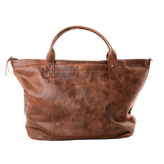 THE PERFECT WEEKENDER - FULL LEATHER - CAOBA