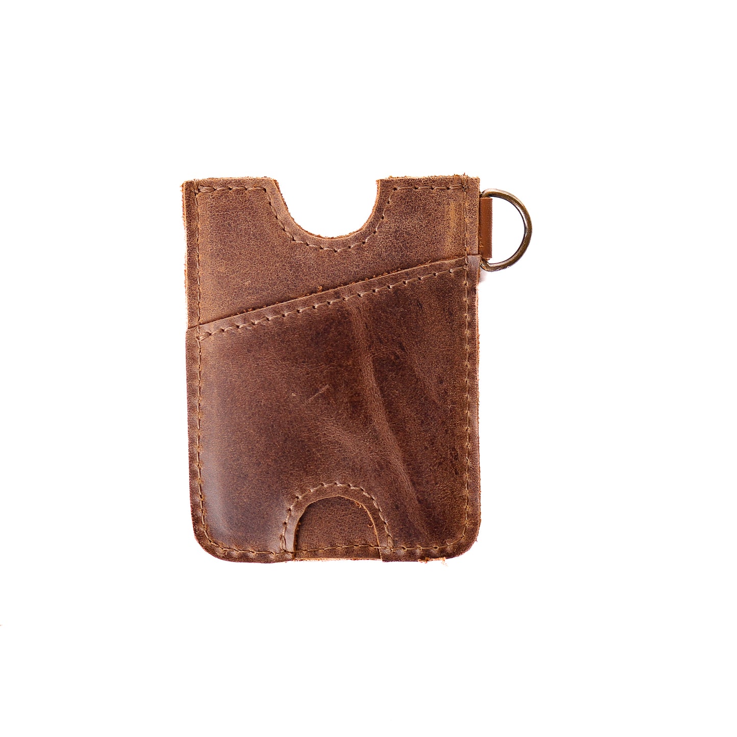 SLIM CARD WALLET - FULL LEATHER - CAOBA
