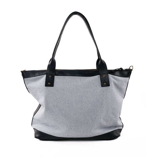 PERFECT OVERNIGHTER - UPCYCLED DENIM - BLACK