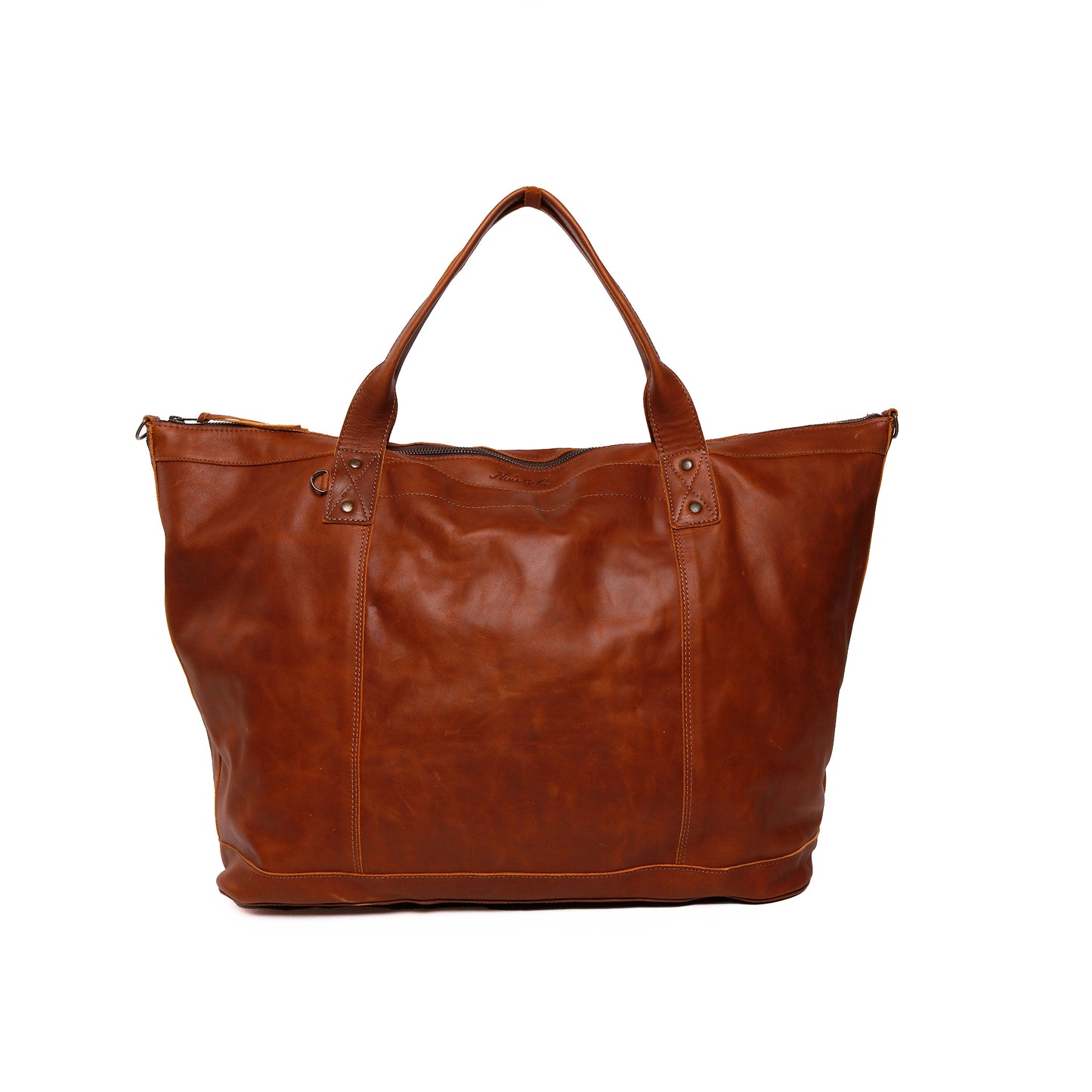 PERFECT WEEKENDER - FULL LEATHER - CAFE