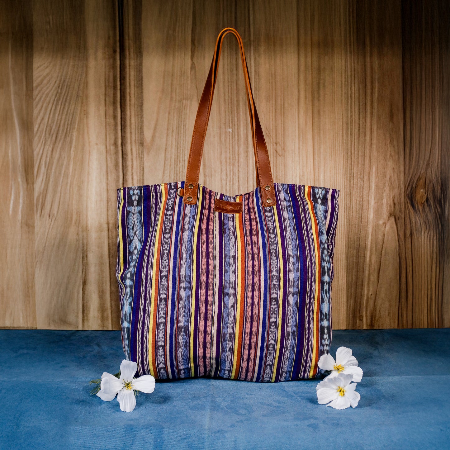 FARMERS MARKET TOTE - CORTE - CAFE - NO. 16358