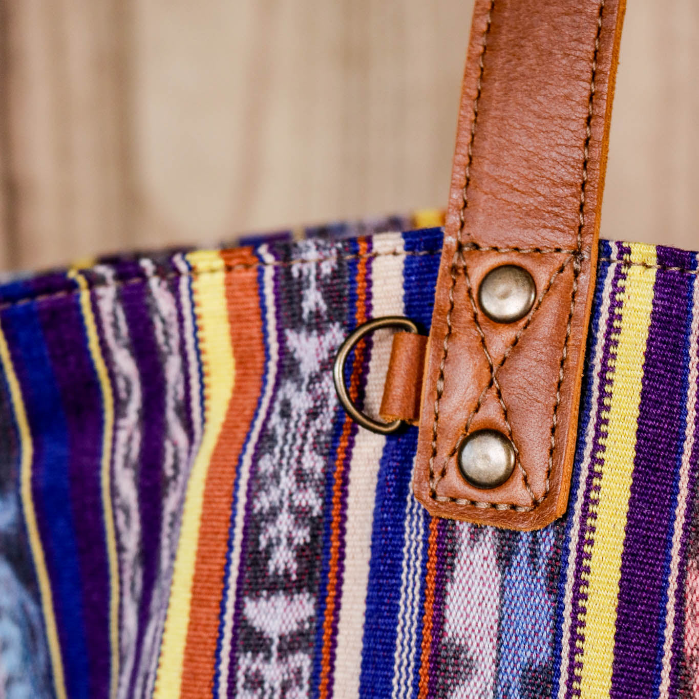 FARMERS MARKET TOTE - CORTE - CAFE - NO. 16358