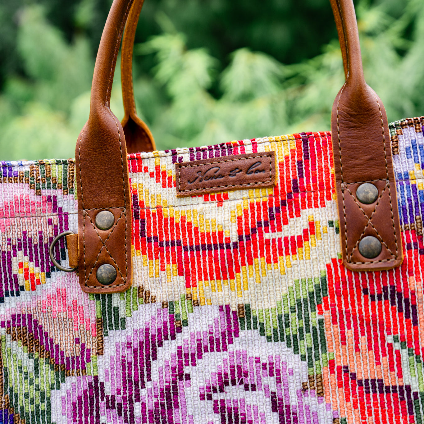 MEDIUM PERFECT TRAVEL TOTE OOAK CAFE NO. 12793 Nena & Co.