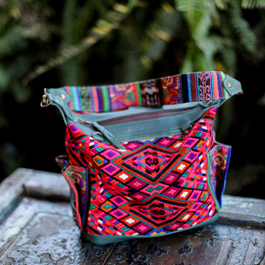 BEATRIZ MINI CDB - OOAK HUIPIL - EVERGLADE - NO. 20011