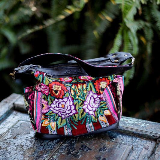 BEATRIZ MINI CDB - OOAK HUIPIL - BLACK - NO. 20010