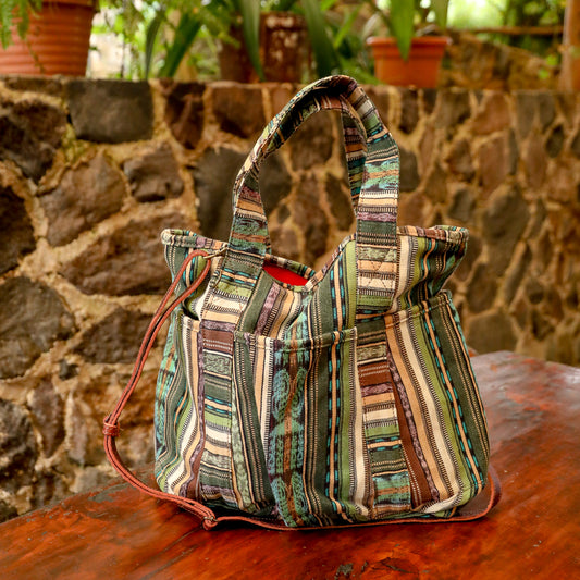 **SHIP WINDOW** SMALL SANTI TOTE SET - VINTAGE CORTE - COPPER - NO. 201669