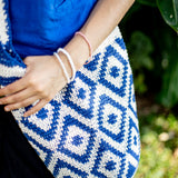 CROCHETED SHOULDER BAG - NO. 18218
