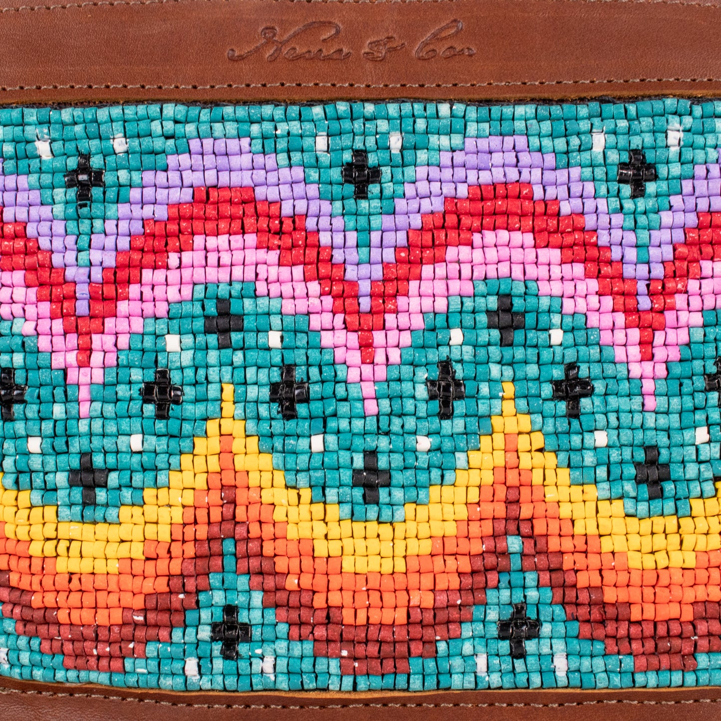 PERFECT NENITA - H&S BEADED PANEL - BAJA - CAFE