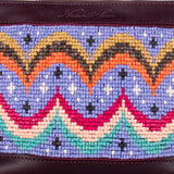 PERFECT NENITA - H&S BEADED PANEL - BAJA INSPIRED - VINO TINTO