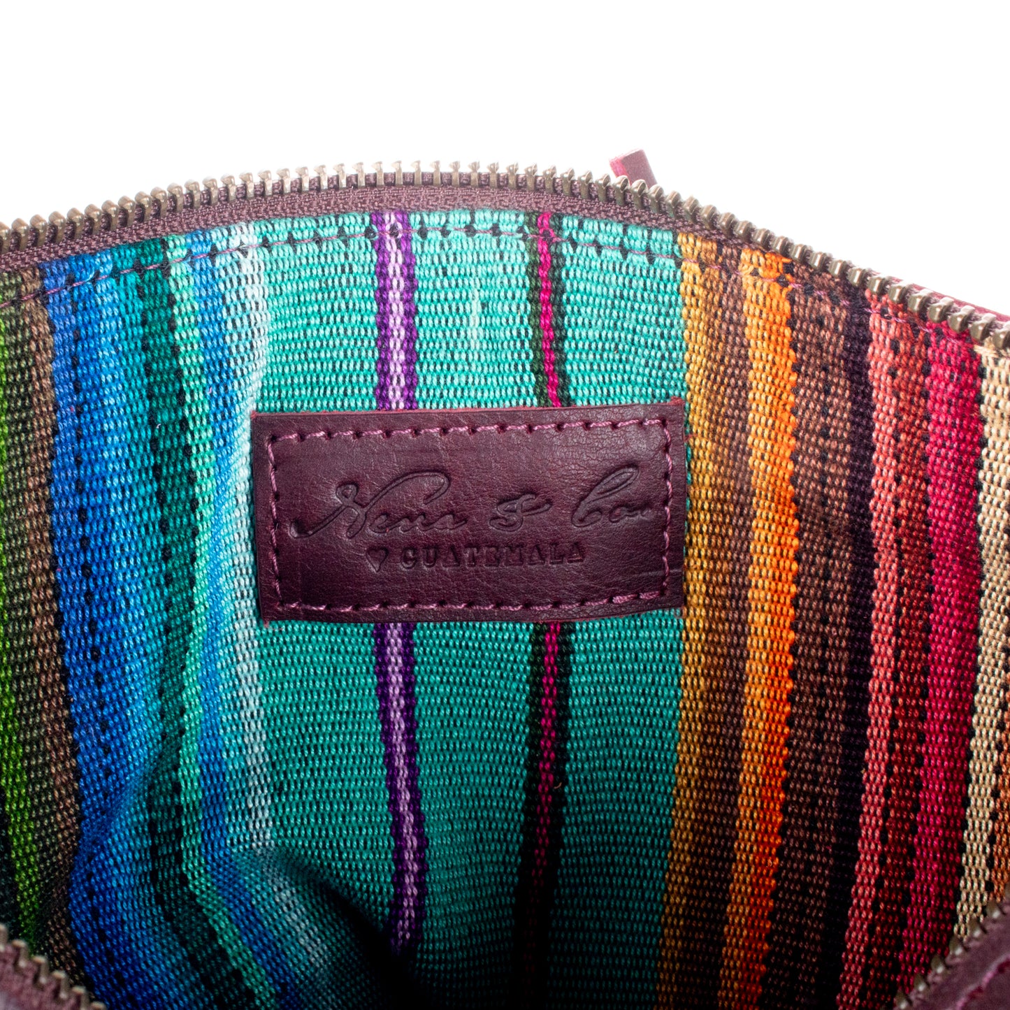 PERFECT NENITA - H&S BEADED PANEL - BAJA INSPIRED - VINO TINTO
