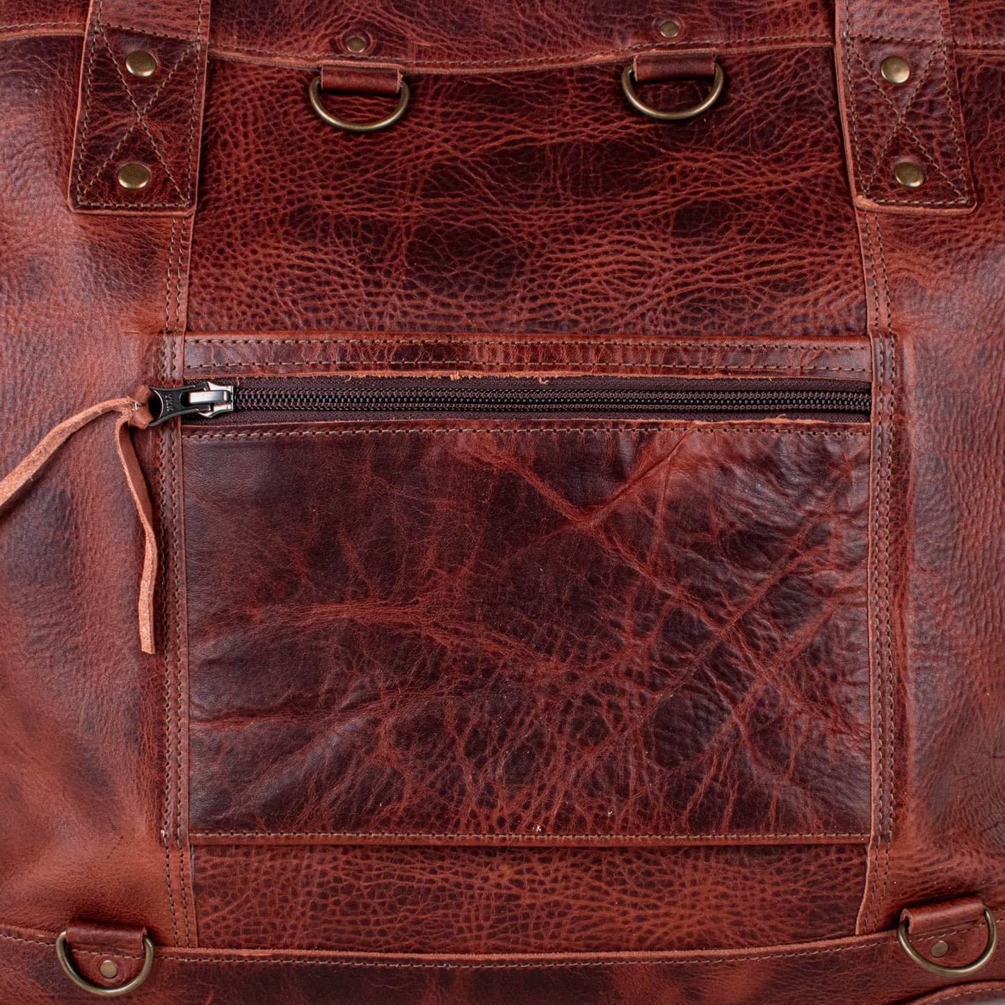 PERFECT OVERNIGHTER - FULL LEATHER - COPPER