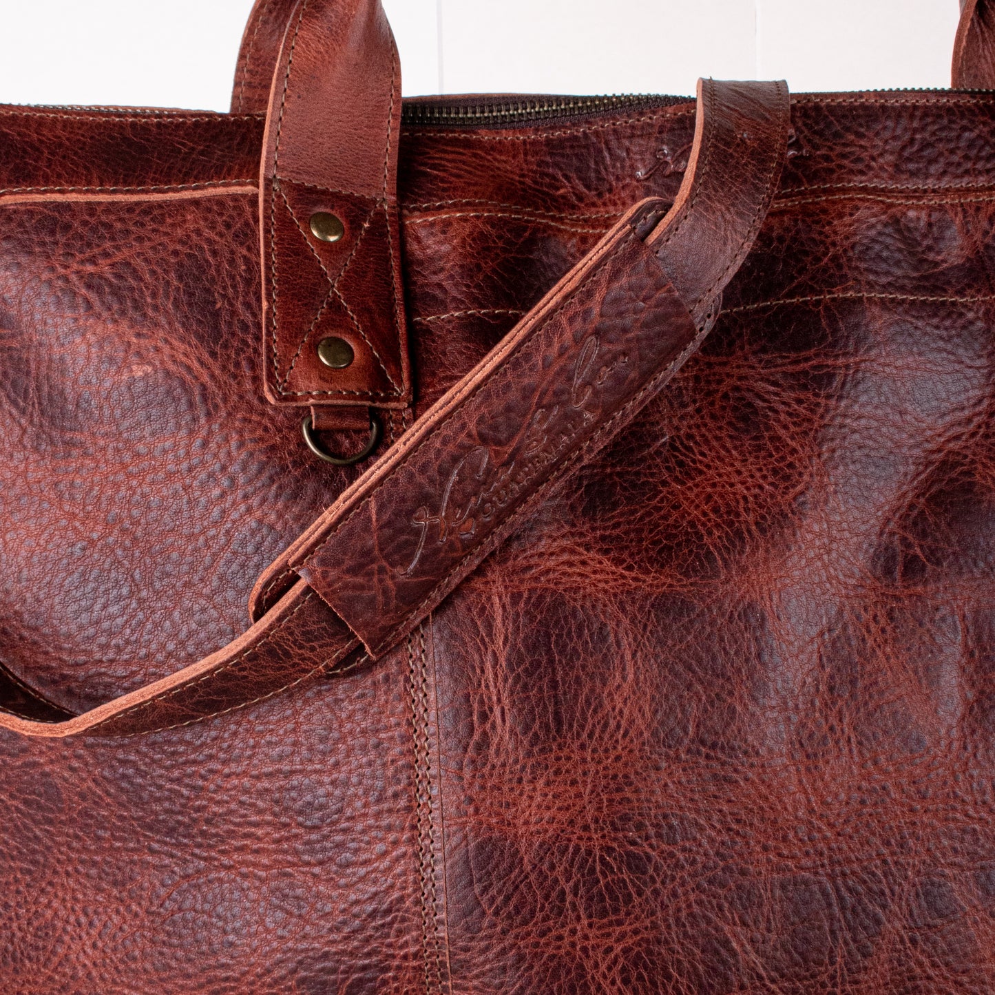 PERFECT OVERNIGHTER - FULL LEATHER - COPPER