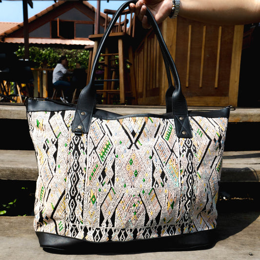 PERFECT OVERNIGHTER - OOAK HUIPIL - BLACK - NO. 15623