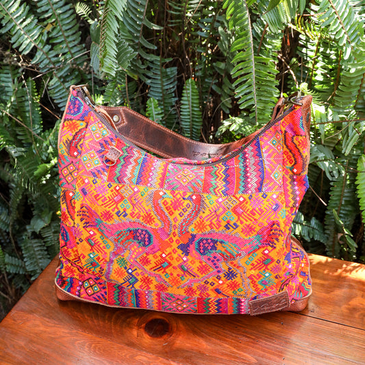 PENELOPE BAG - OOAK HUIPIL - HONEY - NO. 200710