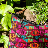 SMALL PENELOPE BAG - OOAK HUIPIL - BLACK - NO. 243708
