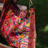 SMALL PENELOPE BAG - OOAK HUIPIL - COPPER - NO. 200748