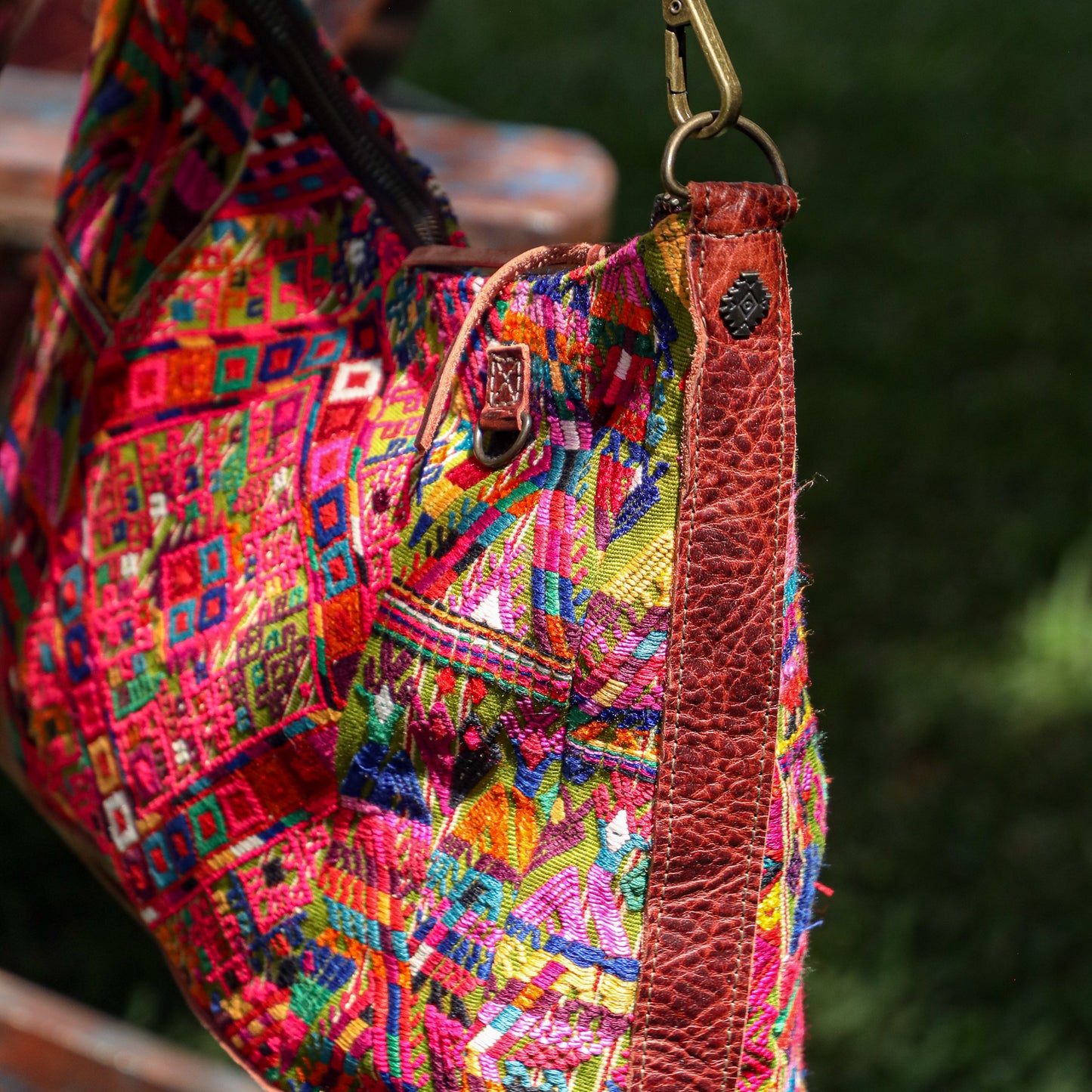 SMALL PENELOPE BAG - OOAK HUIPIL - COPPER - NO. 200748