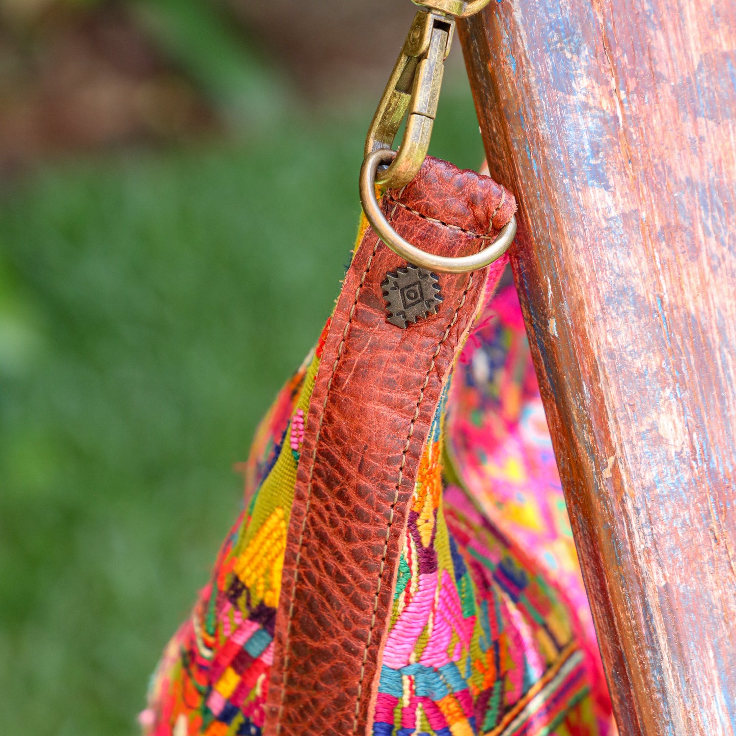 SMALL PENELOPE BAG - OOAK HUIPIL - COPPER - NO. 200748