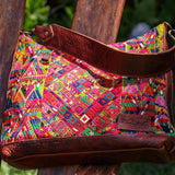 SMALL PENELOPE BAG - OOAK HUIPIL - COPPER - NO. 200748