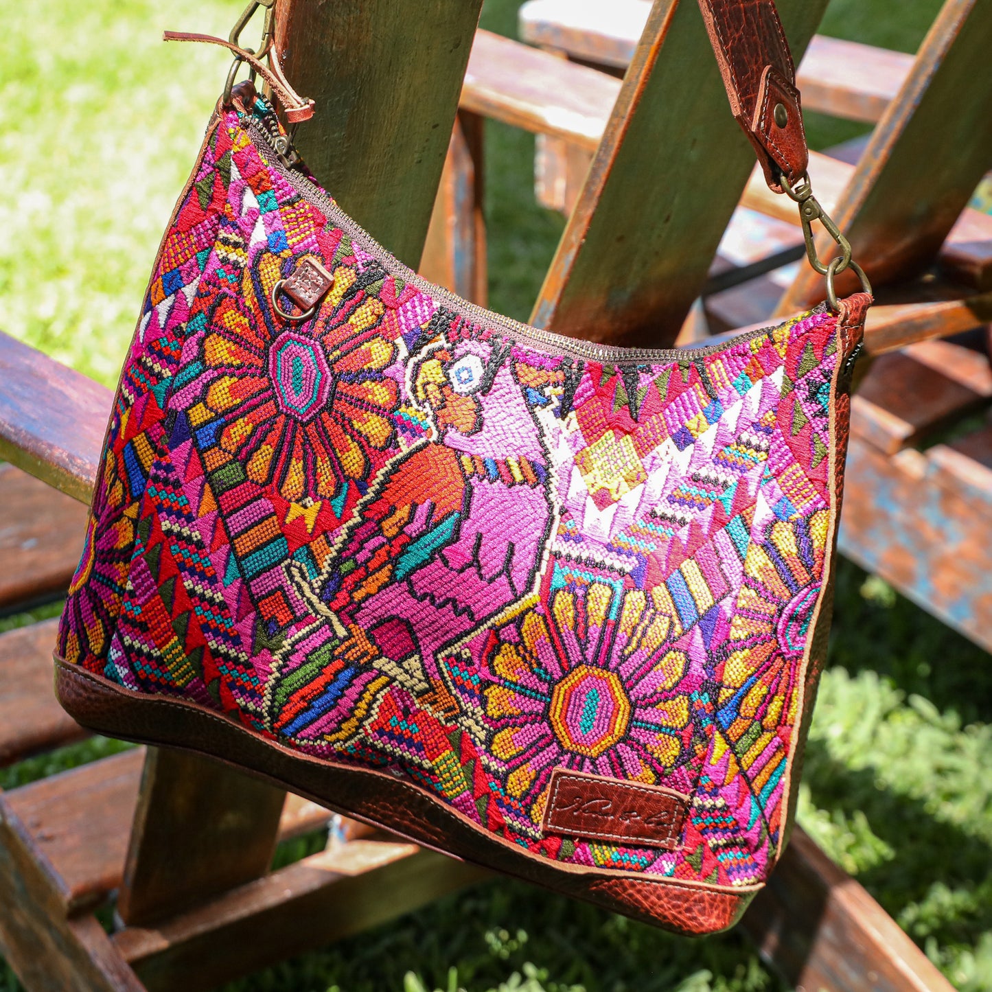 SMALL PENELOPE BAG - OOAK HUIPIL - COPPER - NO. 200752