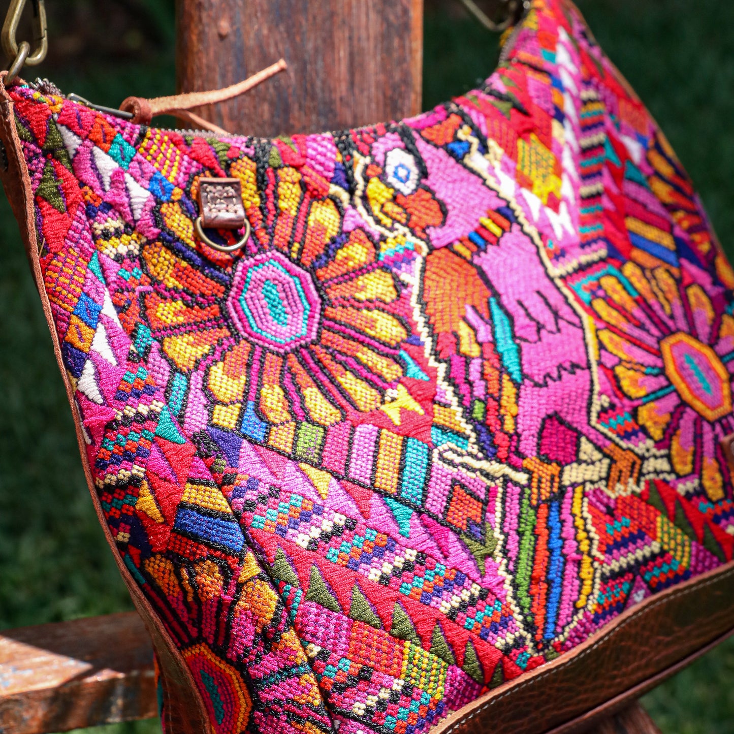 SMALL PENELOPE BAG - OOAK HUIPIL - COPPER - NO. 200752