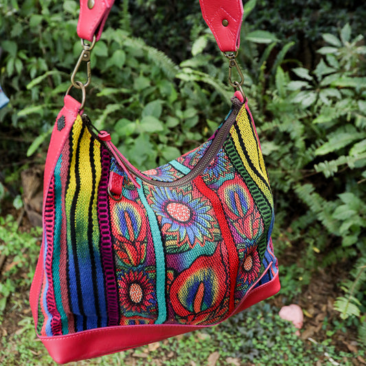 SMALL PENELOPE BAG - CORTE - RASPBERRY - NO. 201925