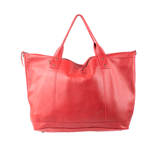 THE PERFECT WEEKENDER - FULL LEATHER COLLECTION - ROUGE