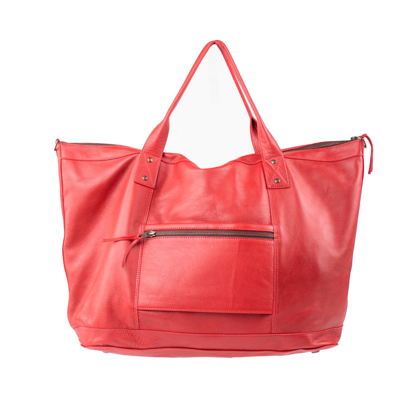 THE PERFECT WEEKENDER - FULL LEATHER COLLECTION - ROUGE
