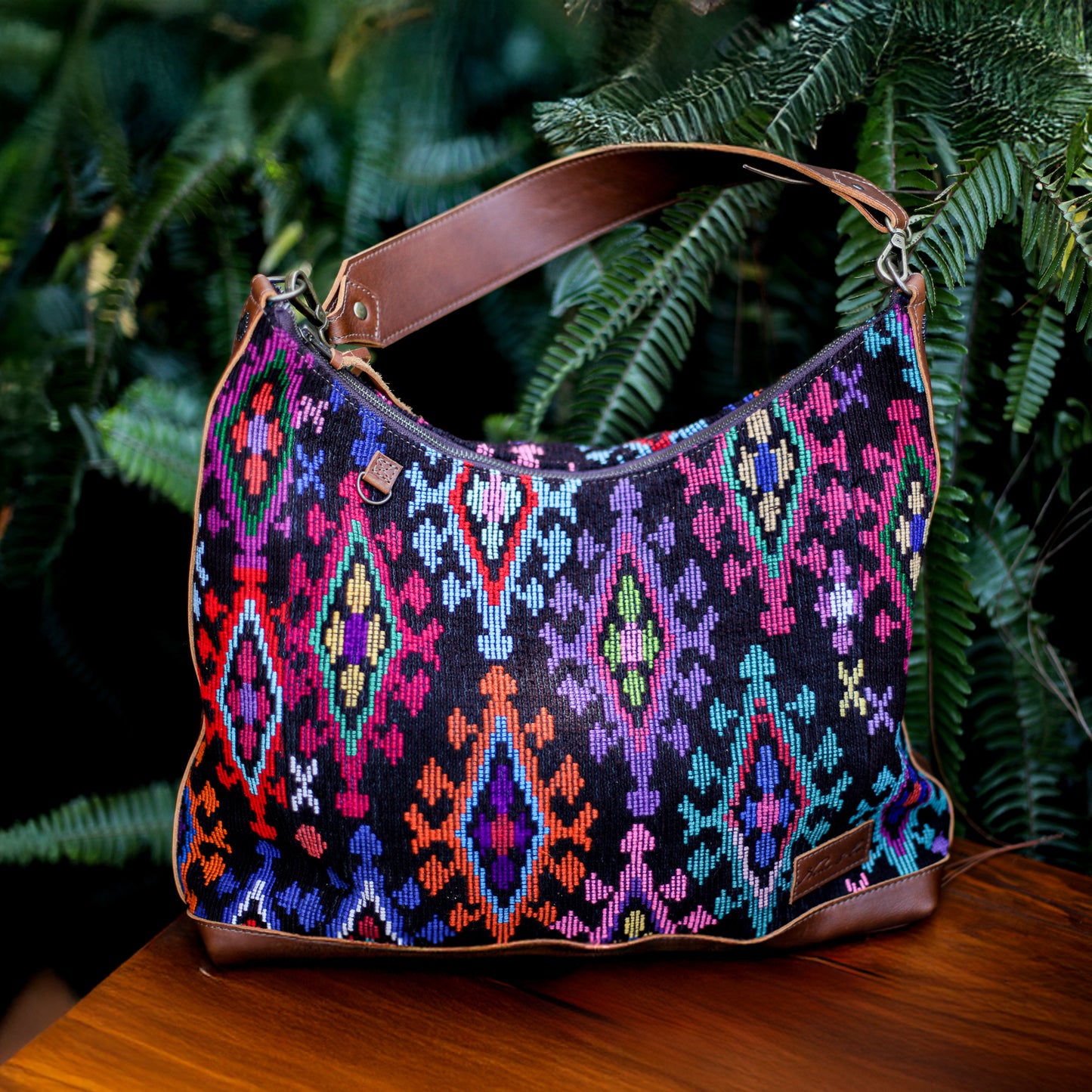 PENELOPE BAG - OOAK HUIPIL - CAFE - NO. 200004