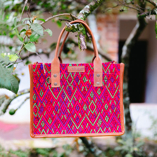 MEDIUM PERFECT TRAVEL TOTE - OOAK - AUBURN - NO. 12572