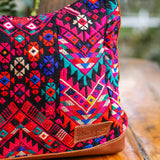 SMALL PENELOPE BAG - OOAK HUIPIL - CAFE - NO. 200380