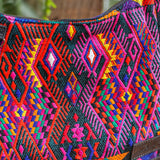 SMALL PENELOPE BAG - OOAK HUIPIL - BLACK - NO. 200390