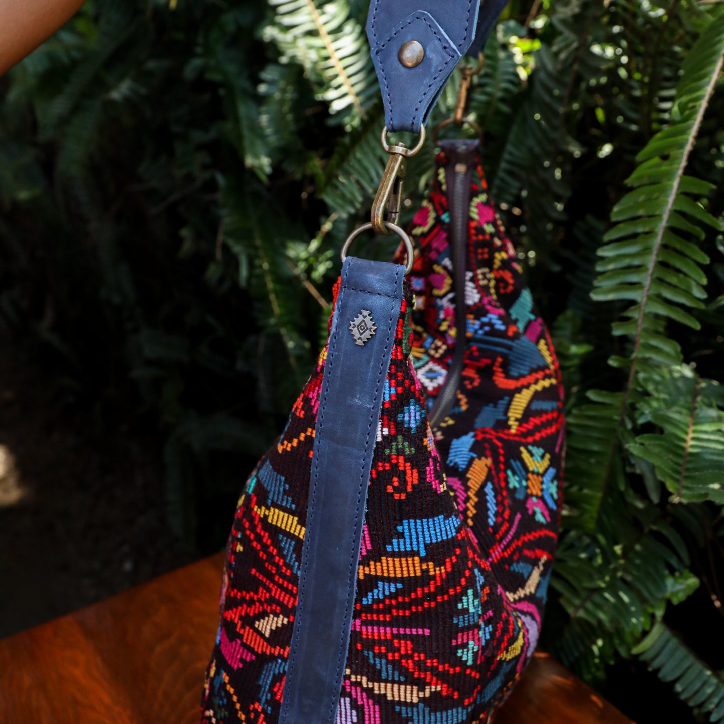PENELOPE BAG - OOAK HUIPIL - NAVY - NO. 200732