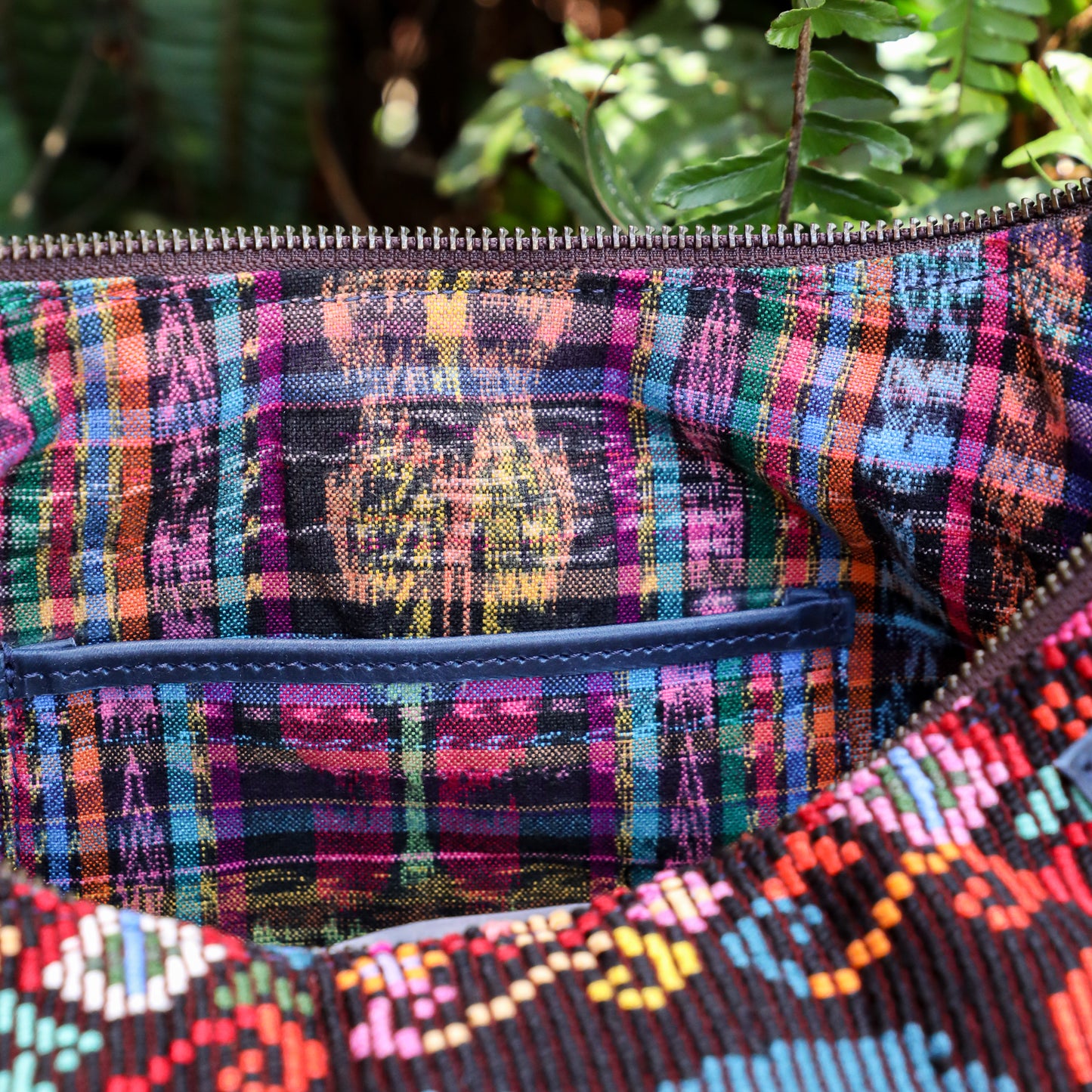 PENELOPE BAG - OOAK HUIPIL - NAVY - NO. 200732