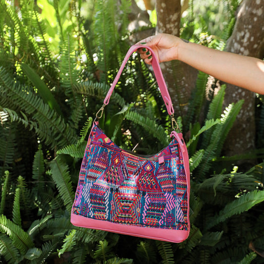 SMALL PENELOPE BAG - OOAK HUIPIL - JAZZY - NO. 200759