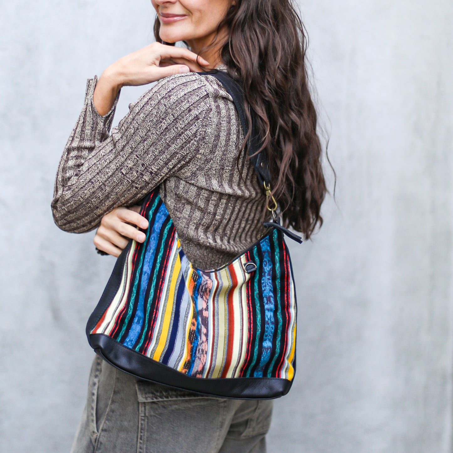 SMALL PENELOPE BAG - CORTE - BLACK - NO. 18793
