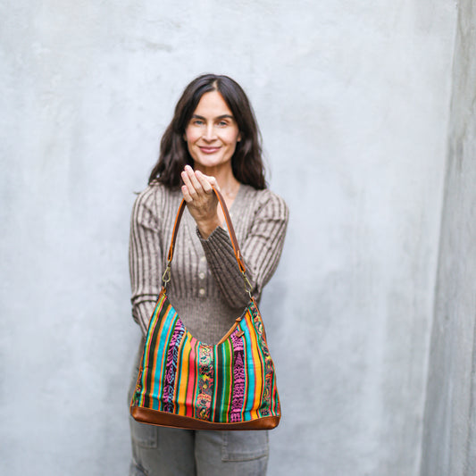 SMALL PENELOPE BAG - CORTE - CAFE - NO. 18787